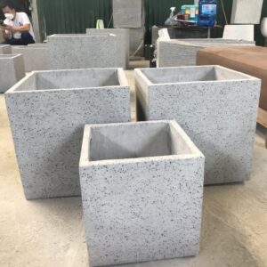 Chậu đá mài vuông