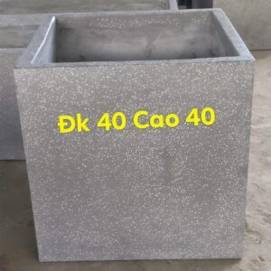 chậu đá mài vuông 40cm