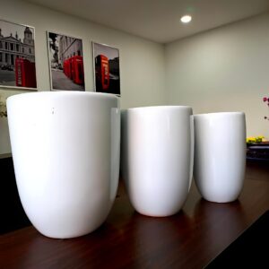 Chậu Sứ trắng trơn tại tphcm